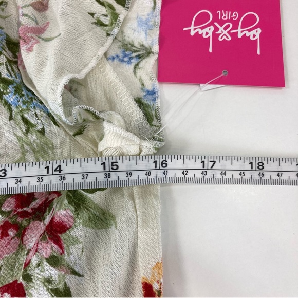 by&by girl Little & Big Girls Flutter Sleeve A-Line Dress 2 piece set L - Picture 9 of 17